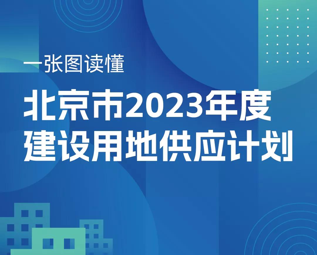 一圖讀懂丨北京市2023年度建設用地供應計劃