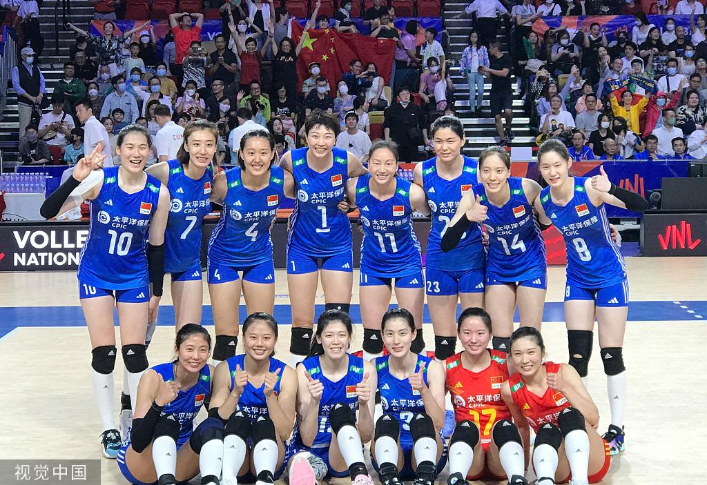 榜首戰中國女排0-3不敵波蘭，世界女排聯賽六連勝遭終結