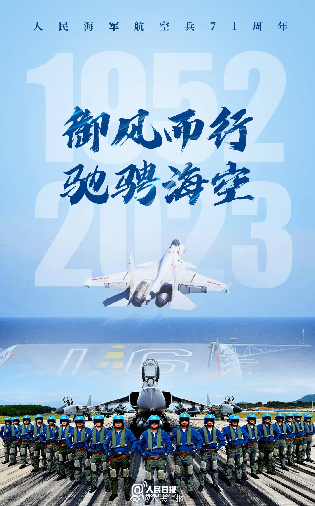 生日快樂！人民海軍航空兵成立71週年