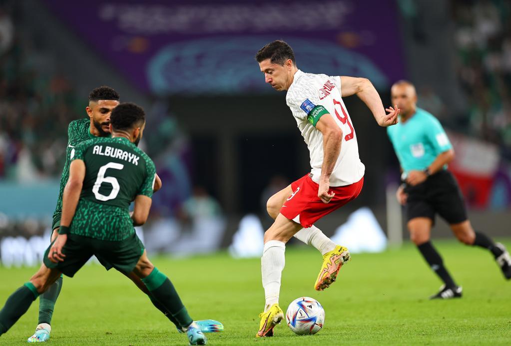 萊萬收穫世界盃首粒進球 波蘭2:0擊敗沙特