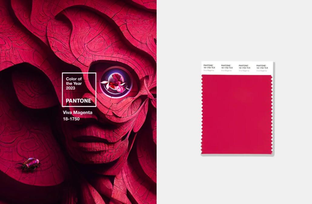 PANTONE發佈2023年度代表色：洋紅色Viva Magenta