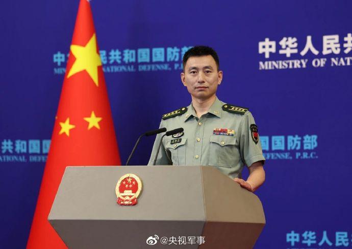 新任國防部新聞發言人張曉剛亮相