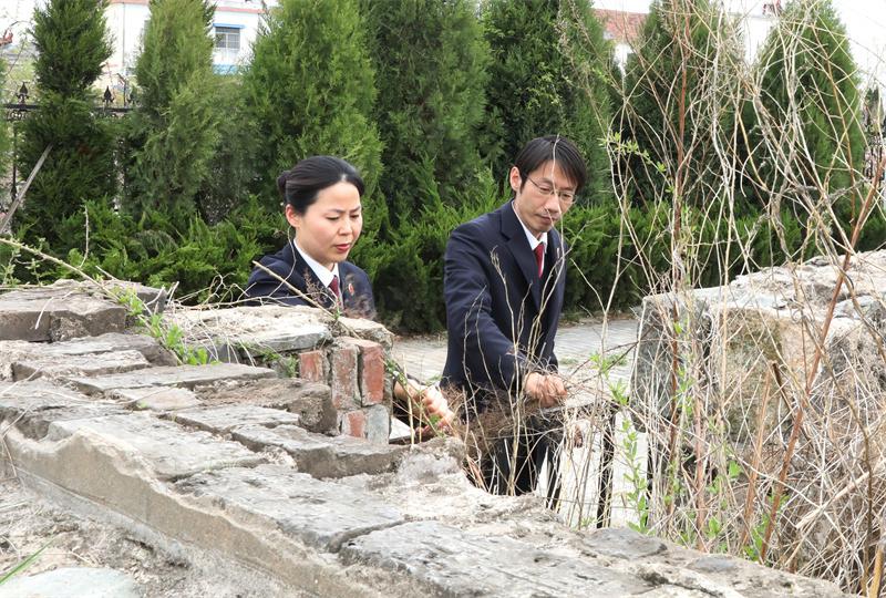 海州區人民檢察院：發揮檢察智慧 用“檢察藍”守護好“革命紅”