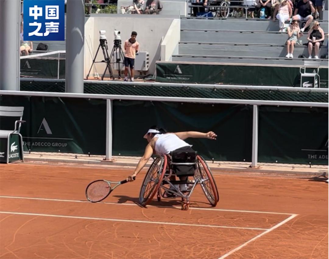 朱珍珍，推着輪椅登上“大滿貫”賽場