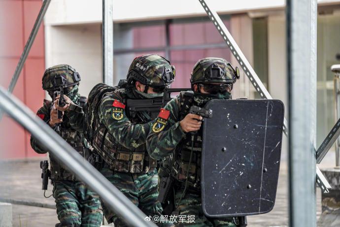酷！直擊武警特戰隊員演練現場
