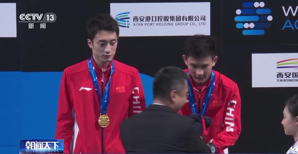 金牌！楊昊/練俊傑男子雙人10米臺奪冠