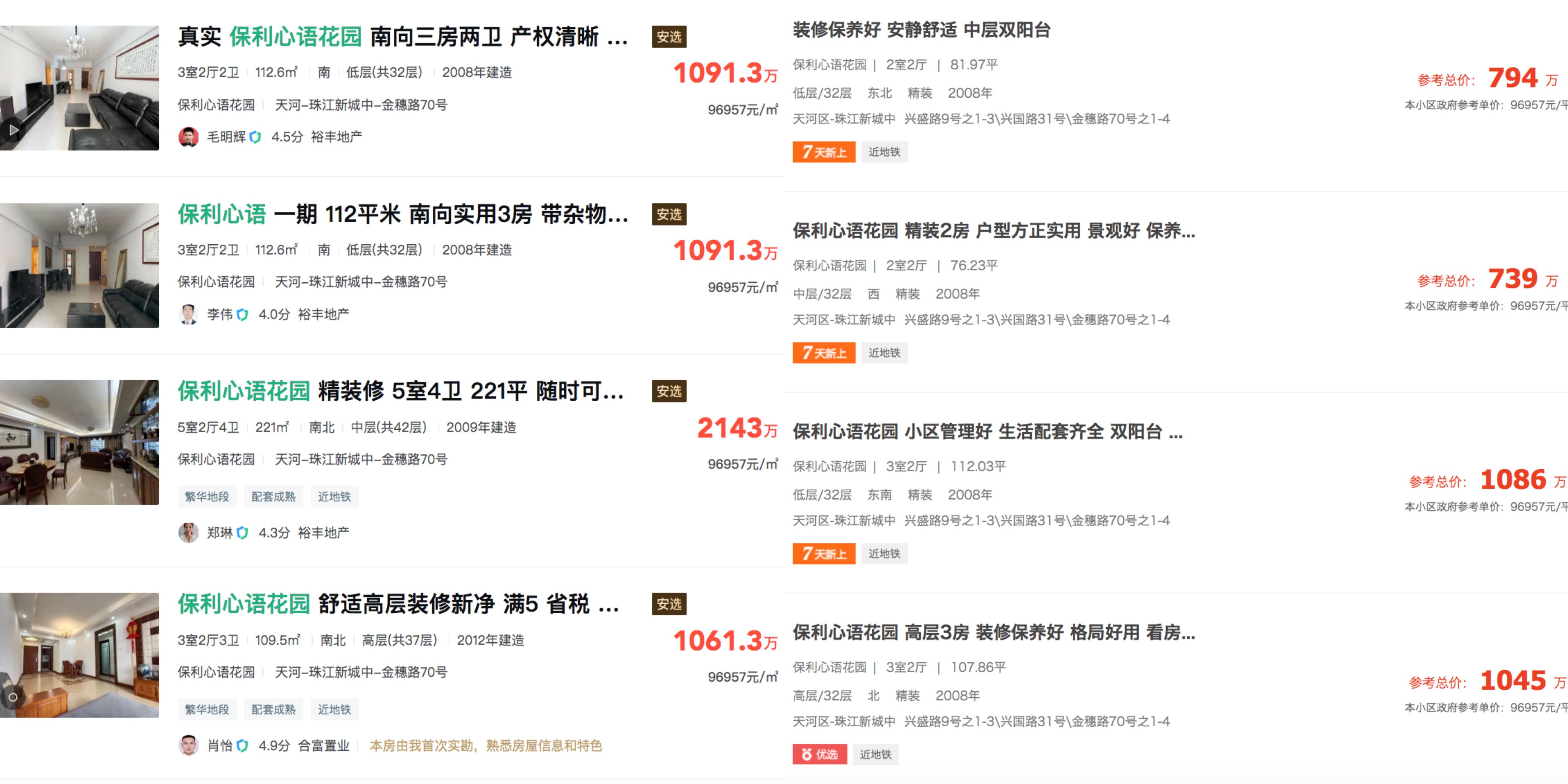 廣州二手房參考價現狀：銀行放貸不受影響，有房源掛牌價29萬元/平方米