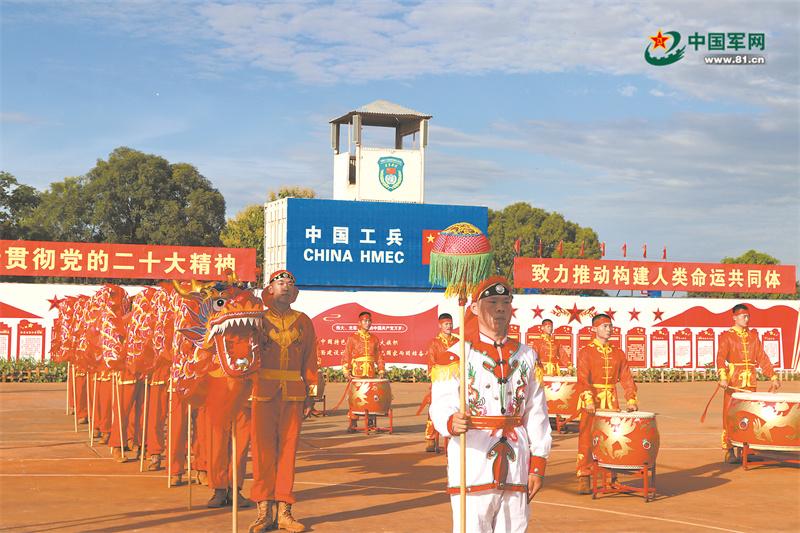 ‍‍中孟維和部隊聯合舉行文化交流活動