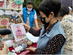 “扶殘助殘，共享未來” 大柵欄街道職康產品義賣活動走進京韻園