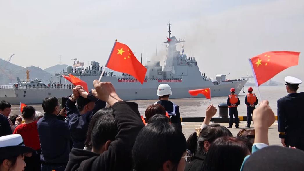 淄博艦、荊州艦、千島湖艦，起航！