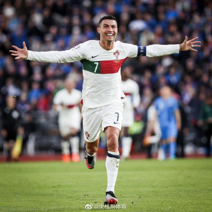 歐洲盃預選賽葡萄牙1-0擊敗冰島，C羅達成國家隊200次出場里程碑