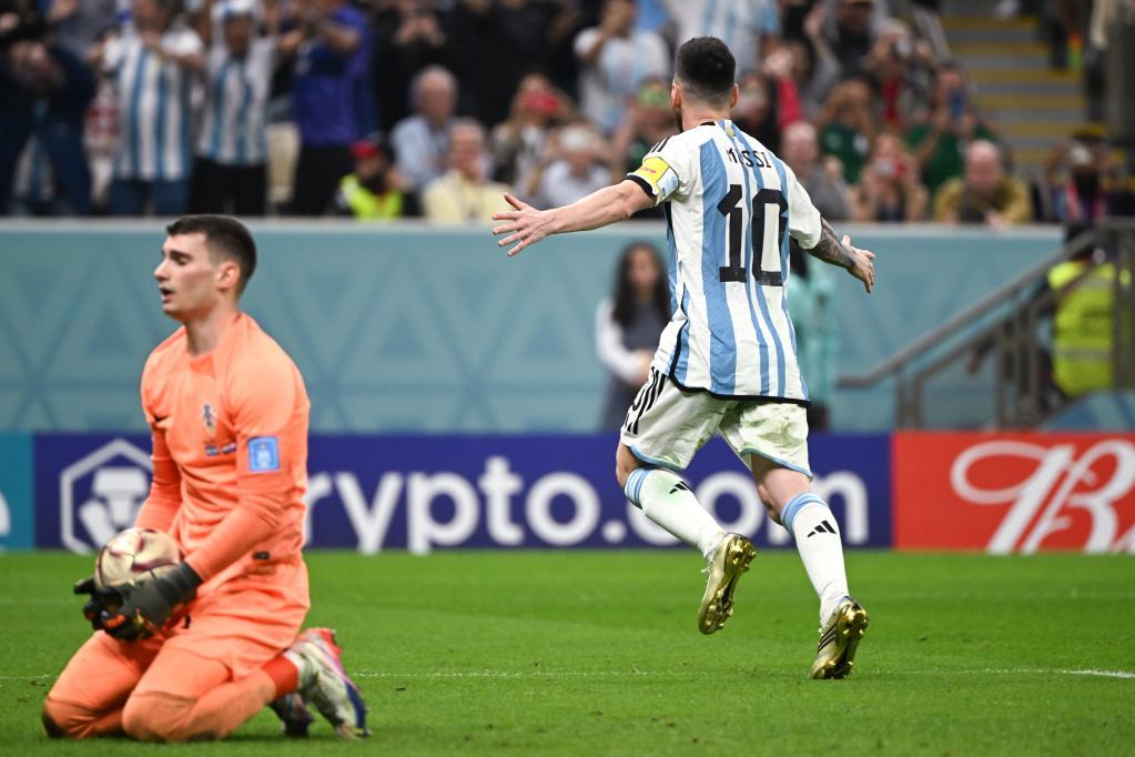 卡塔爾世界盃 | 梅西上演“世紀助攻” 阿根廷大勝克羅地亞晉級決賽