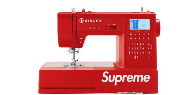 潮牌Supreme與縫紉機品牌聯名