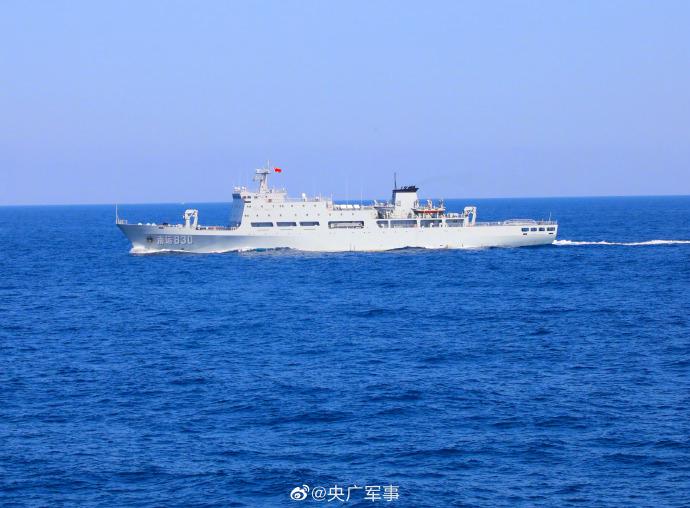 南部戰區海軍艦機聯合海上搜救演練