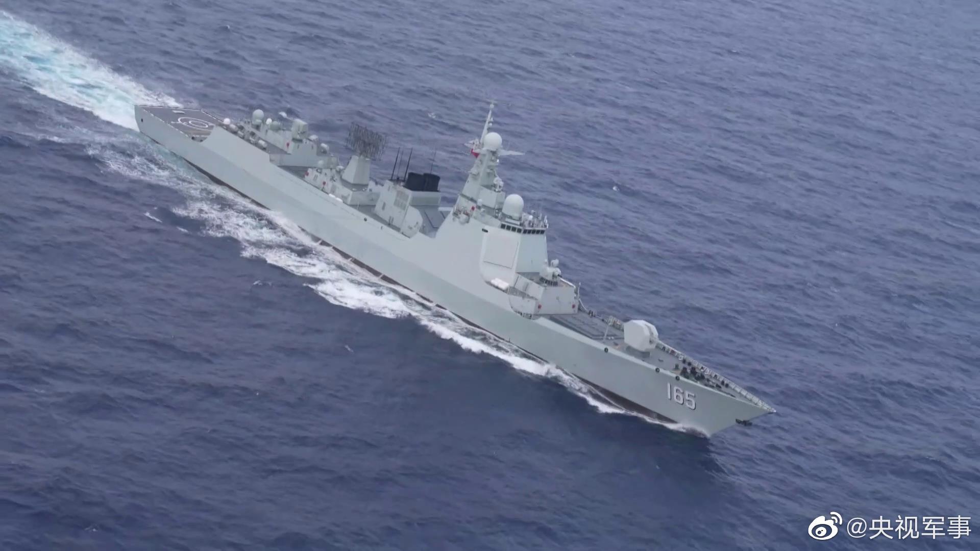 我海軍艦艇編隊抵達多國聯演集結海域