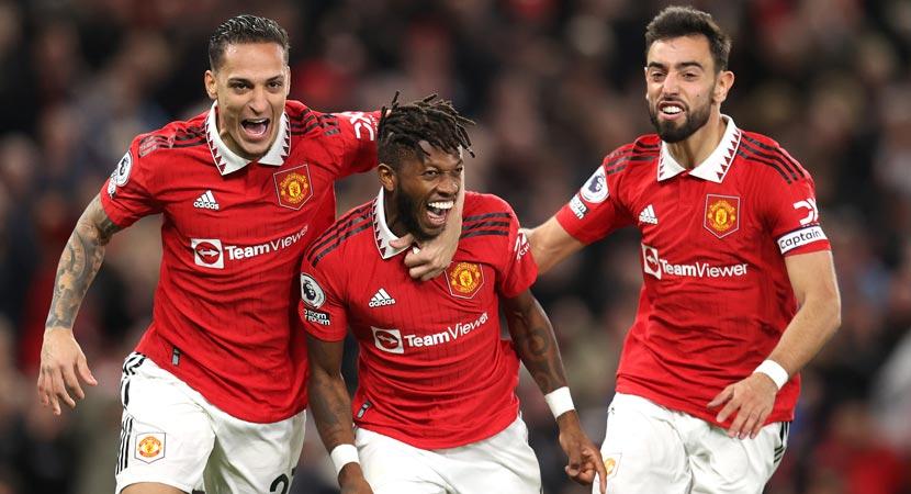 英超-弗雷德破門B費進球 曼聯主場兩球完勝熱刺