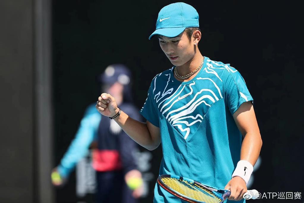 中國17歲小將商竣程首次晉級網球大滿貫正賽