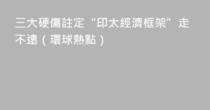 三大硬傷註定“印太經濟框架”走不遠（環球熱點）