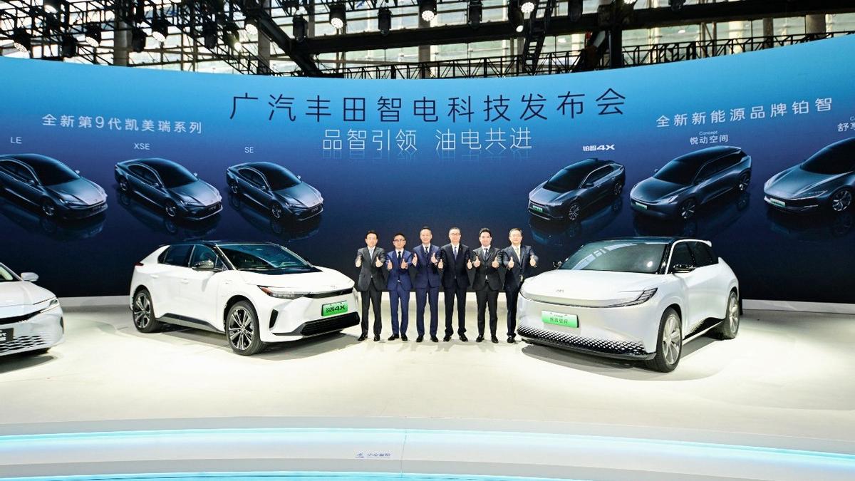 全新鉑智4X、九代凱美瑞閃耀廣州車展，廣汽豐田智電躍升新階段