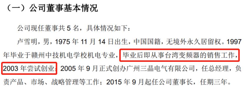 三晶股份多項數據矛盾，董事長個人履歷前後不一致