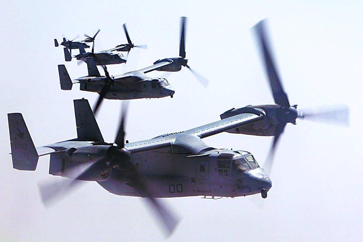 “魚鷹”全面停飛，對美軍影響有多大？