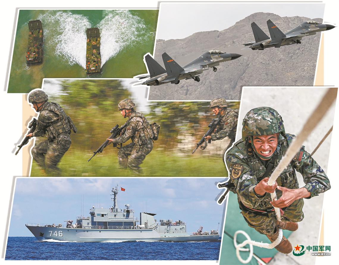 八一建軍節到來之際採自火熱演訓場的一組報道