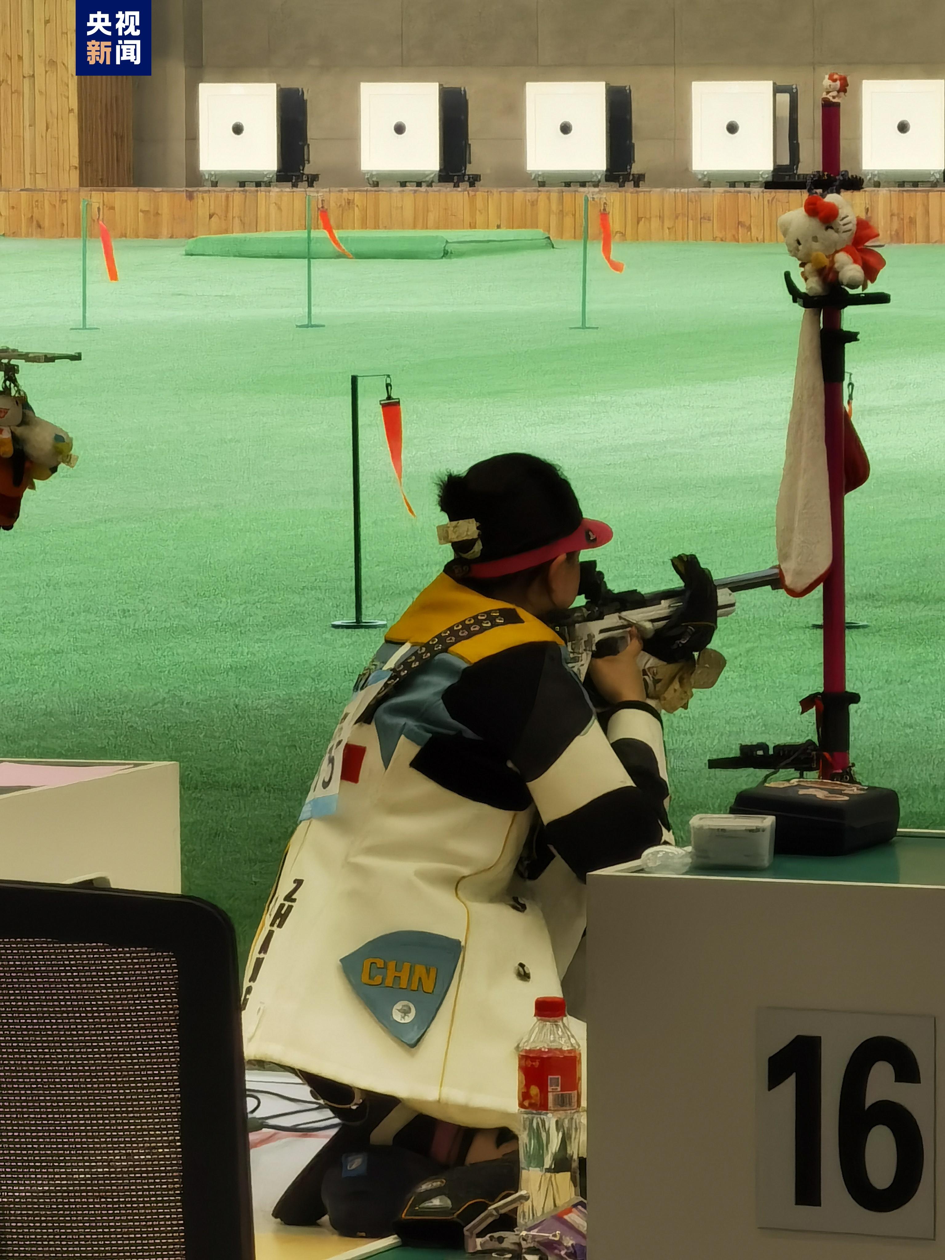 中國隊奪得杭州亞運會射擊女子50米步槍3種姿勢團體金牌