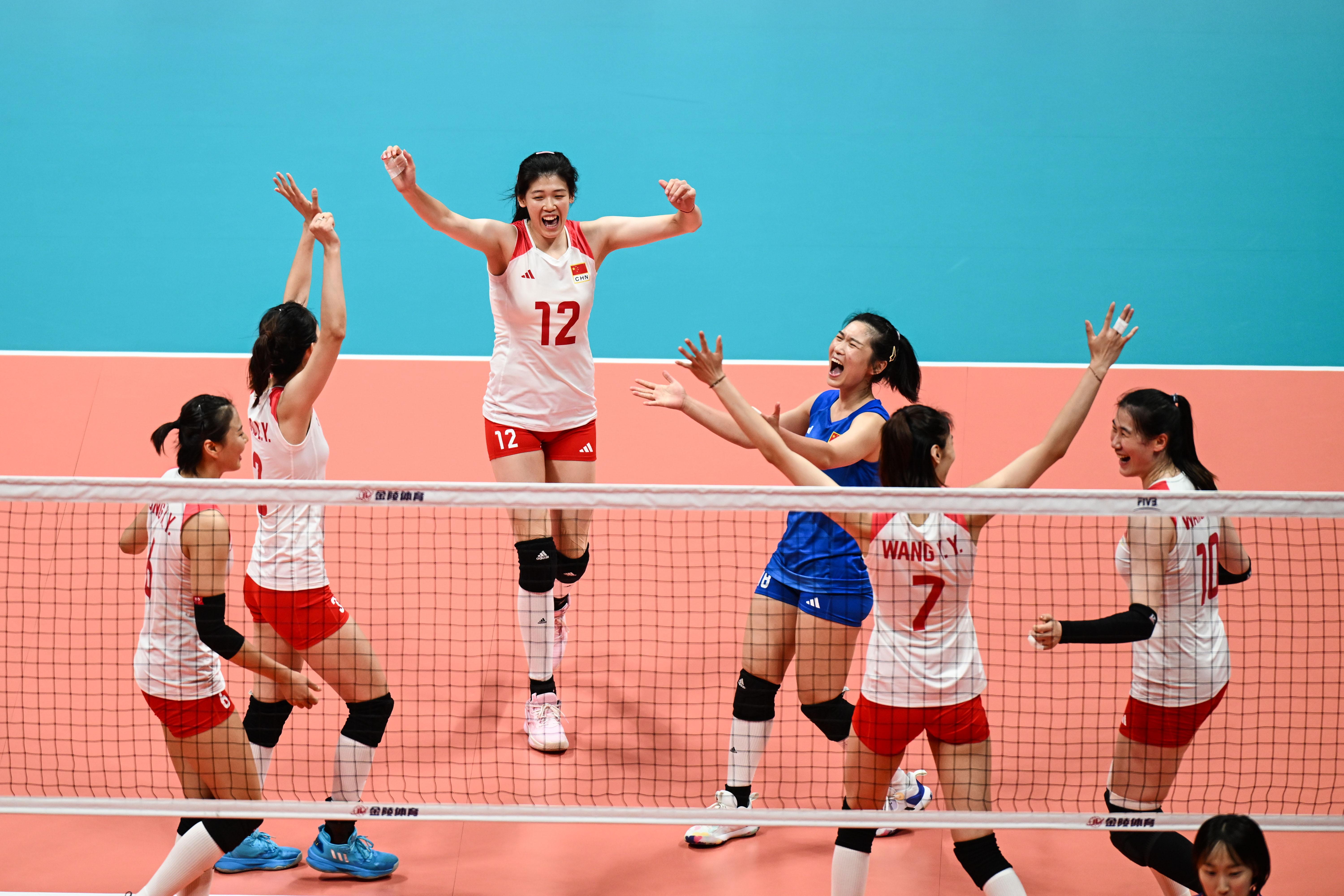 亞運第九冠！中國女排3-0日本隊衛冕亞運冠軍
