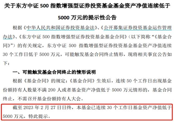 東方基金旗下產品運作僅3個月便宣告清盤，老牌機構管理規模縮水嚴重