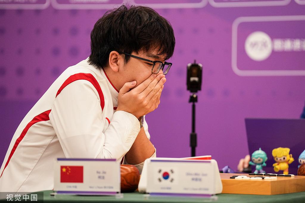 中國男子圍棋團體賽不敵韓國，柯潔亞運會收穫2枚銀牌