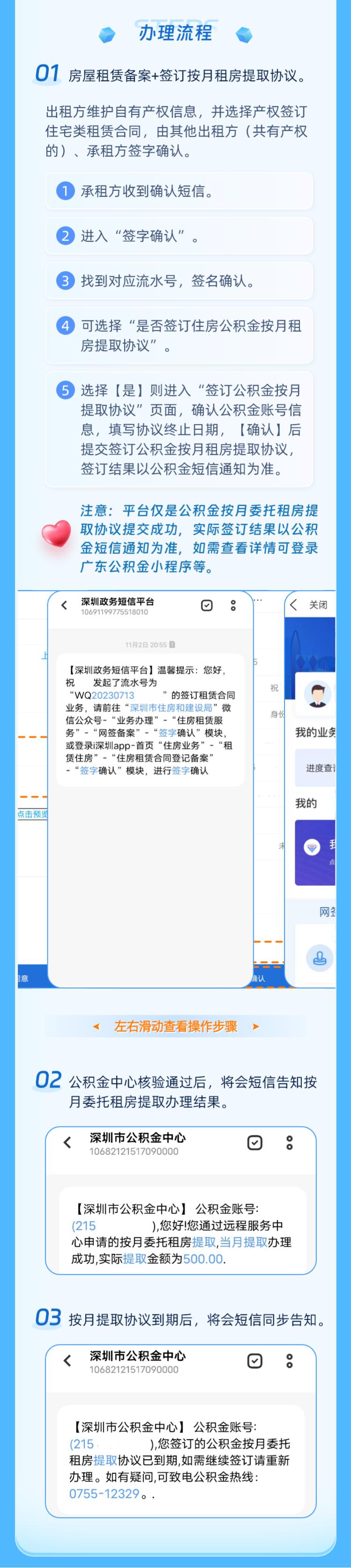 “房屋租賃+公積金租房提取”深圳公積金一站式場景服務上線