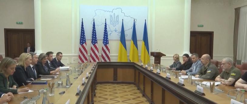 美國務卿再訪烏克蘭，要給10億，還商討反攻？俄方回應