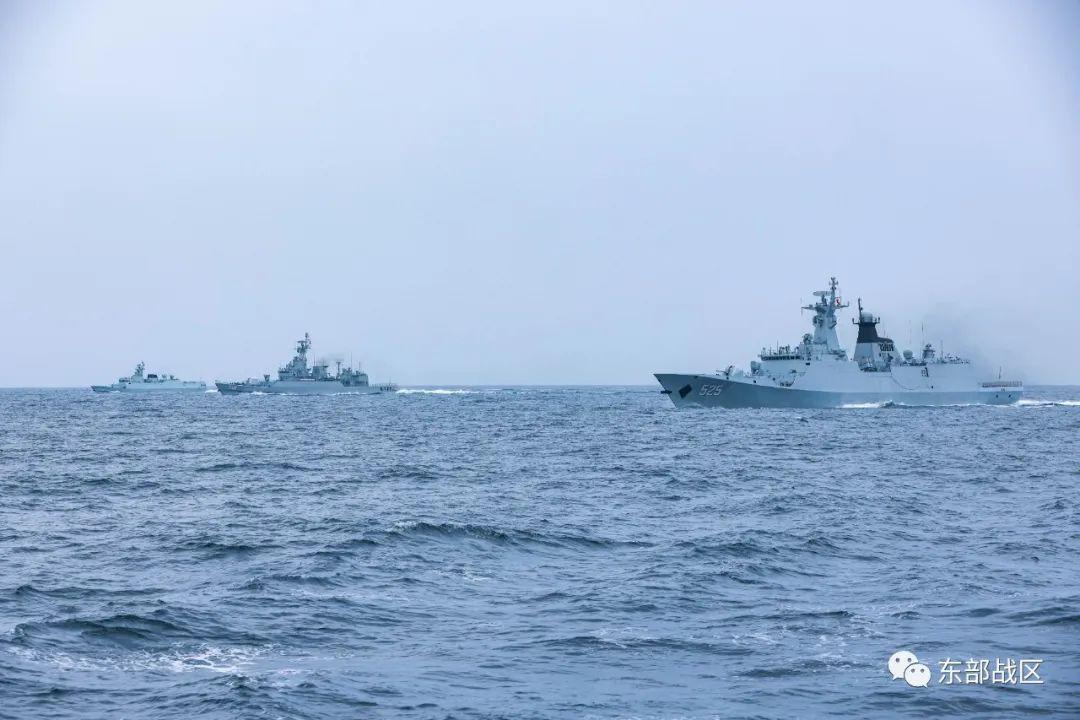 跨晝夜大洋“獵鯊”，東部戰區海軍某艦艇編隊開展實戰化訓練