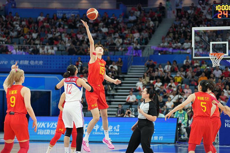 加油！中國女籃晉級亞運決賽