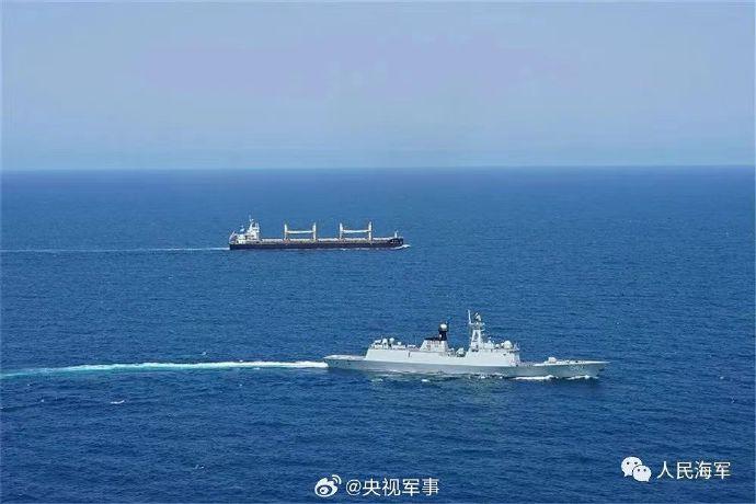 海軍第45批護航編隊完成首批護航任務