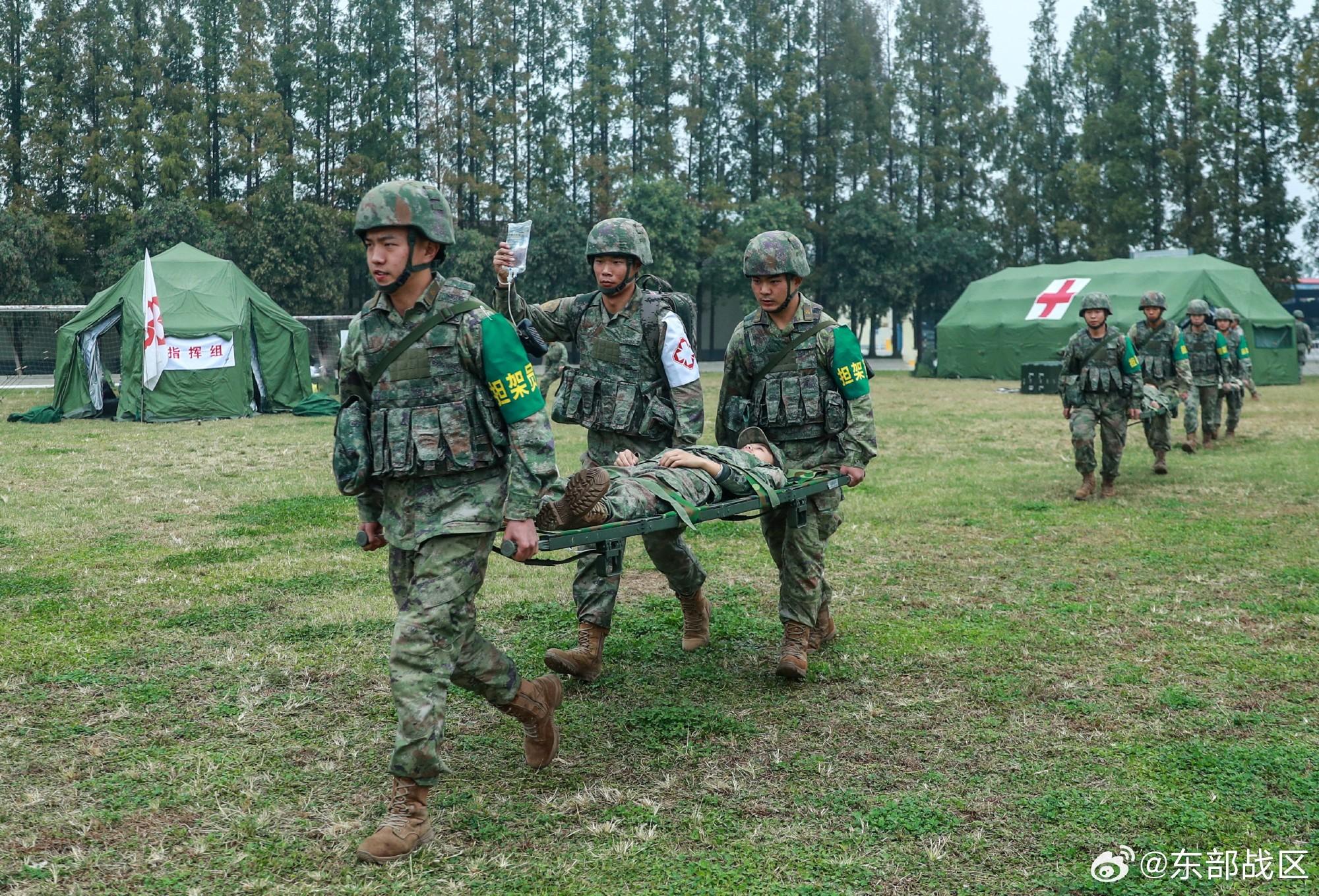 直擊東部戰區練兵備戰現場：以考促訓！檢驗衛勤保障水平