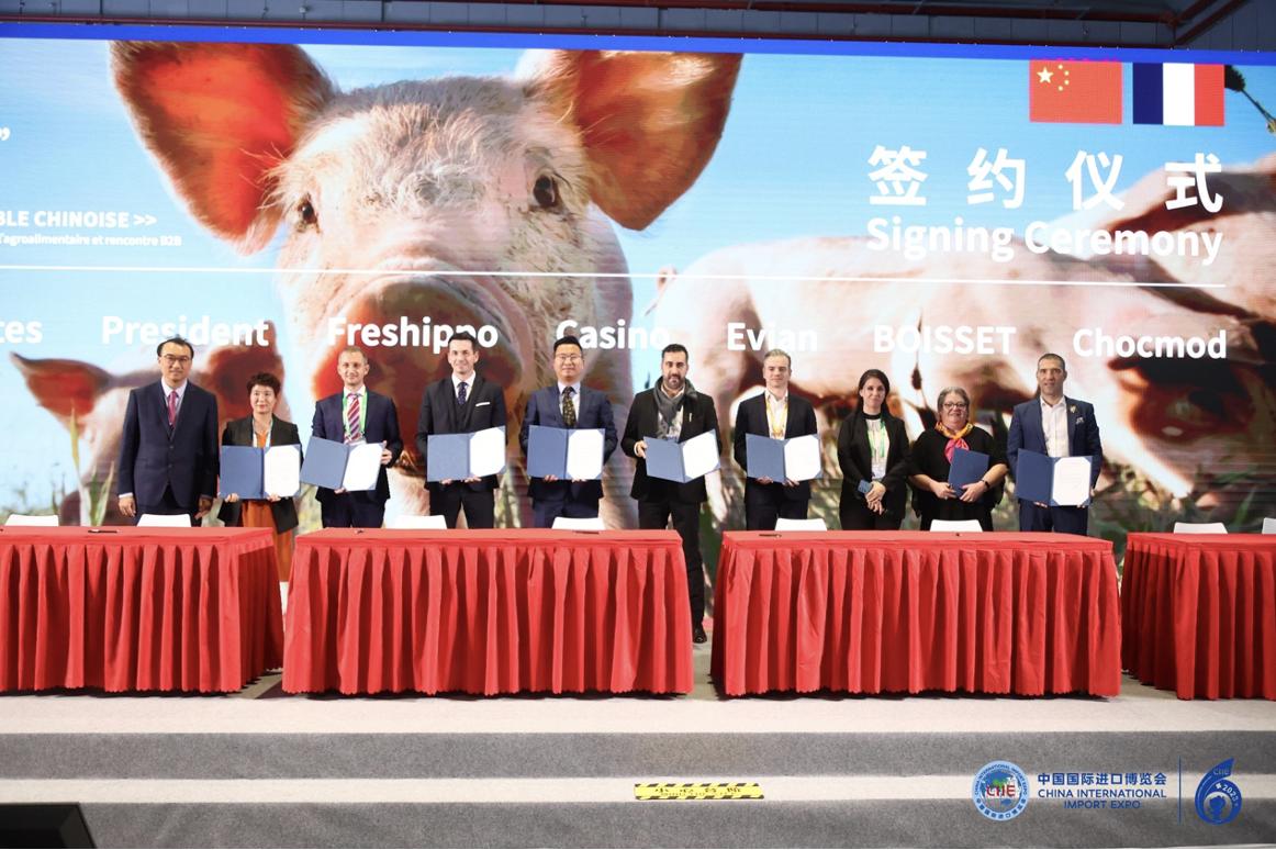 未來3年採購30億 盒馬進博會簽約7家法國企業