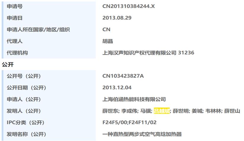 熱威電熱生產數據與公開信息不符，總經理爲同業其他公司申請專利