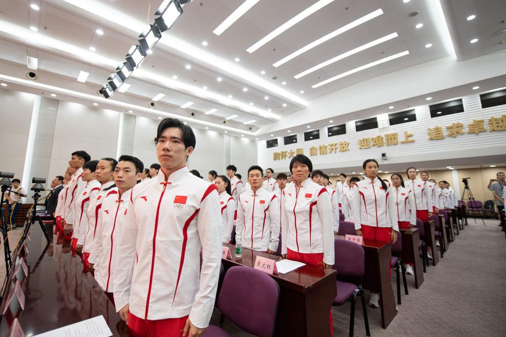 追光丨36位奧運冠軍領銜 中國代表團向亞運出發！