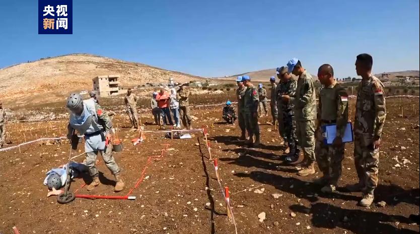 中國第21批赴黎巴嫩維和多功能工兵分隊出色完成聯黎“天使救援”演習