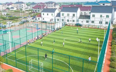 村裏辦起足球聯賽