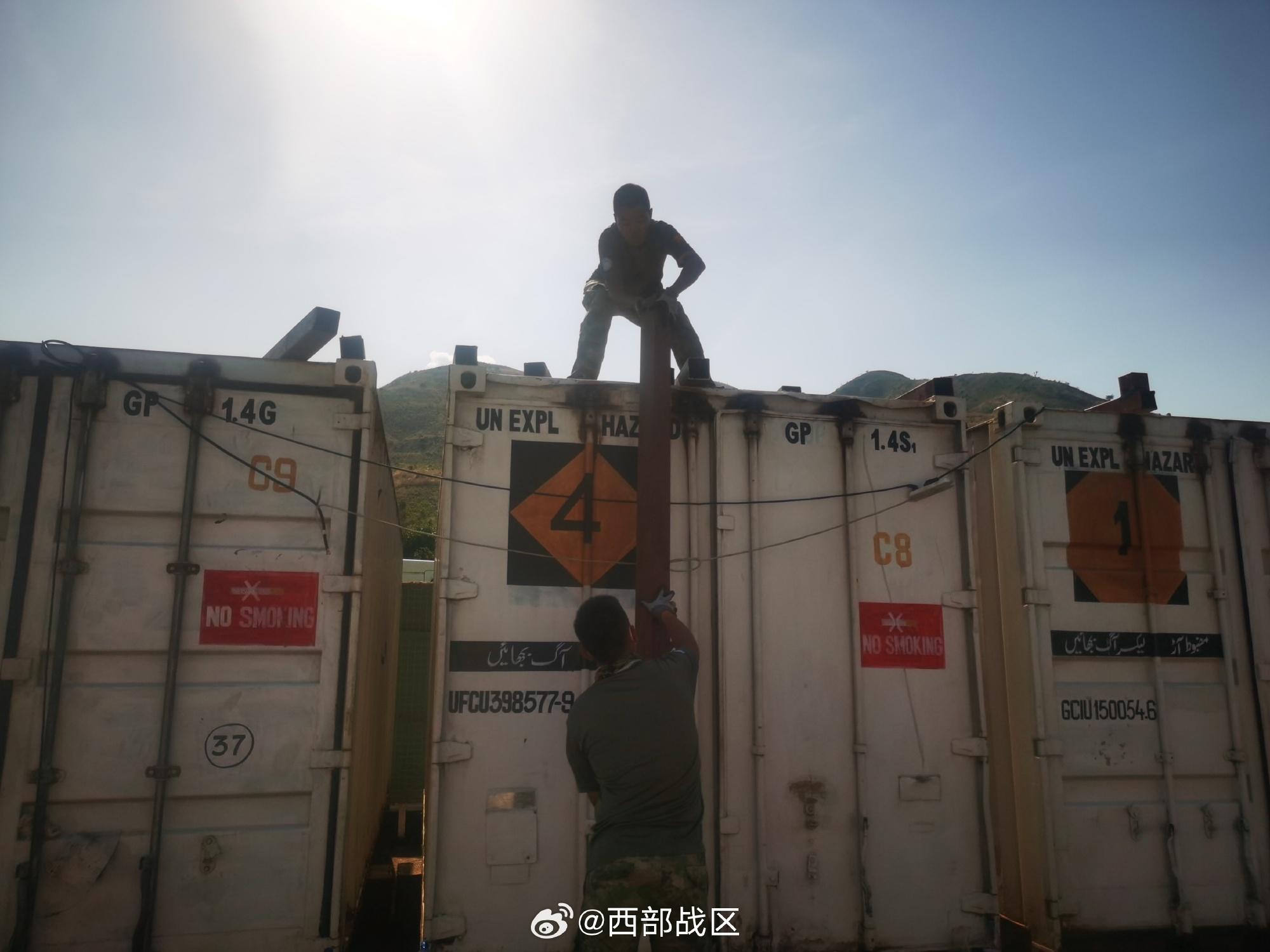 中國藍盔完成工程建設任務