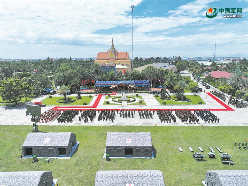 中柬“和平天使-2023”衛勤聯演圓滿結束