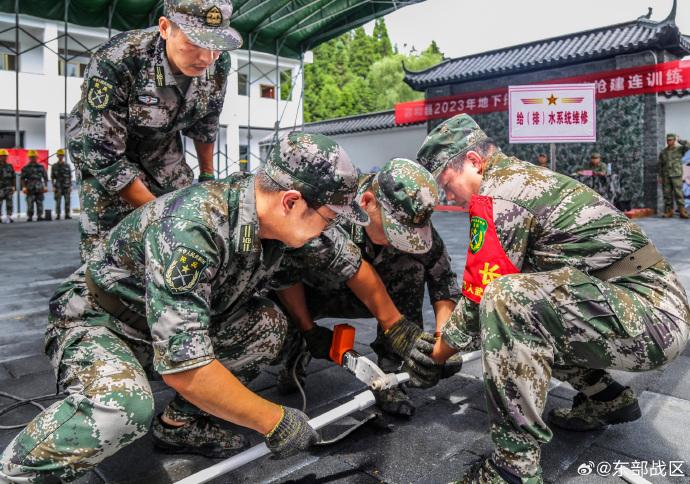 民兵積極備戰抗擊颱風