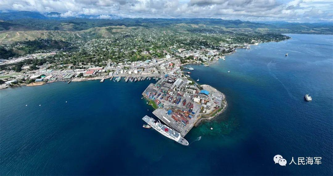 首次訪問 | 中國海軍艦艇抵達所羅門羣島