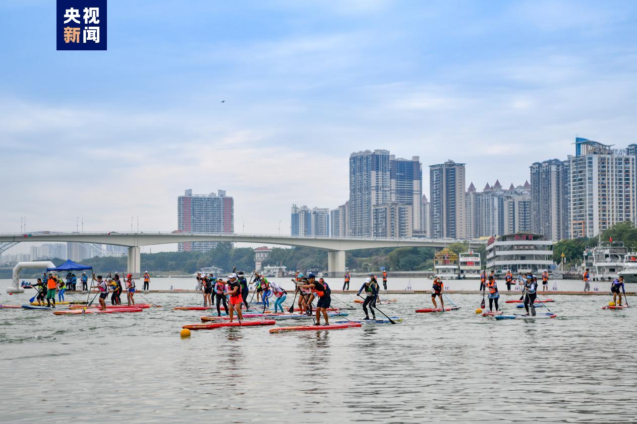 逐浪前行！2023中國—東盟國際槳板公開賽在廣西南寧舉行