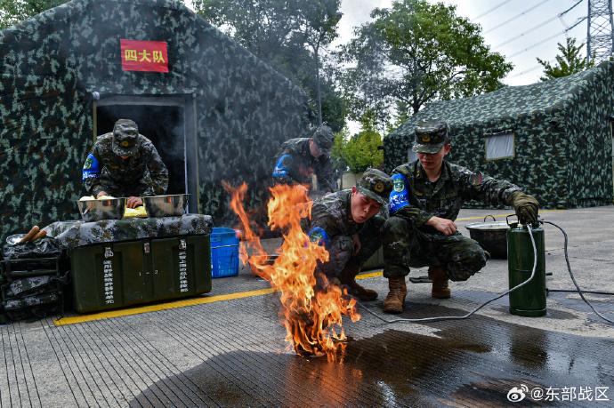 武警上海總隊執勤第三支隊組織開展練兵比武