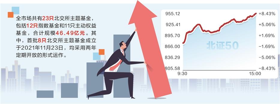 北交所市場持續大漲 首批主題基金解禁