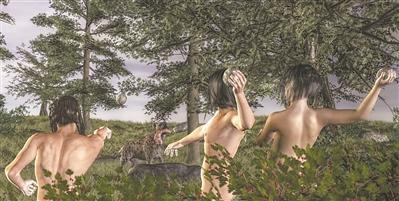 “史前大模擬”顯示人族曾挑戰碩鬣狗