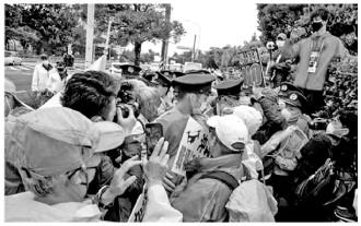 日本民衆敦促政府解決駐日美軍“毒基地”問題